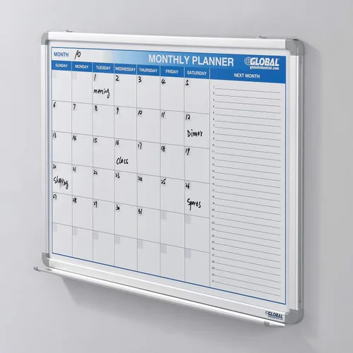 Vista 2 de Global Industrial Pizarra magnética de borrado en seco de 36 pulgadas de ancho x 24 pulgadas de alto