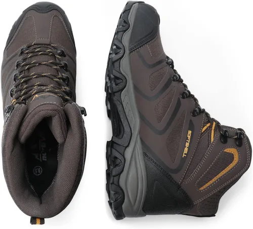 Vista 5 de NORTIV 8 - Botas de senderismo para hombre, impermeables, ligeras, para exteriores, mochileros, senderismo