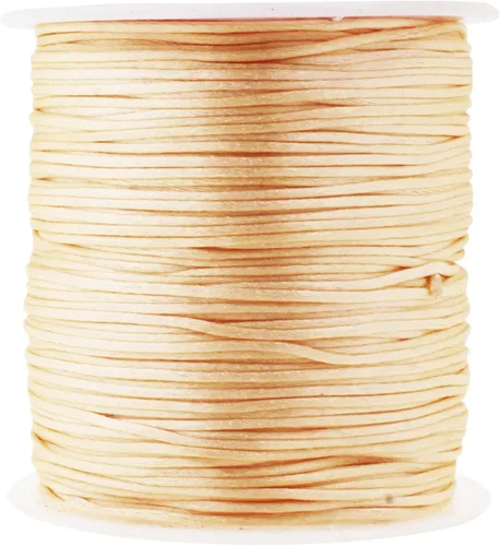 Vista 138 de Mandala Crafts Cordón de nailon satinado de 1/64 pulgadas (0.024 in), 100 yardas para pulseras, collares, joyas y adornos de macramé