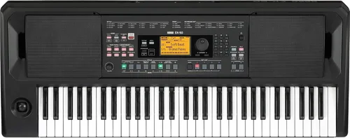 Vista 3 de Korg EK-50 Paquete de Teclado Entertainer con Soporte Ajustable, Banco, Pedal de Sostenido, Libro de Instrucciones, DVD Instructivo de Austin Bazaar