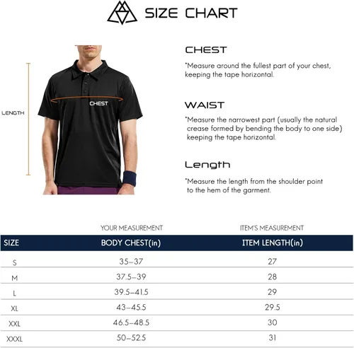 Vista 7 de Haimont Camisas polo de golf para hombre, ajuste seco, manga corta y larga, camisas de poliéster con cuello de 3 botones