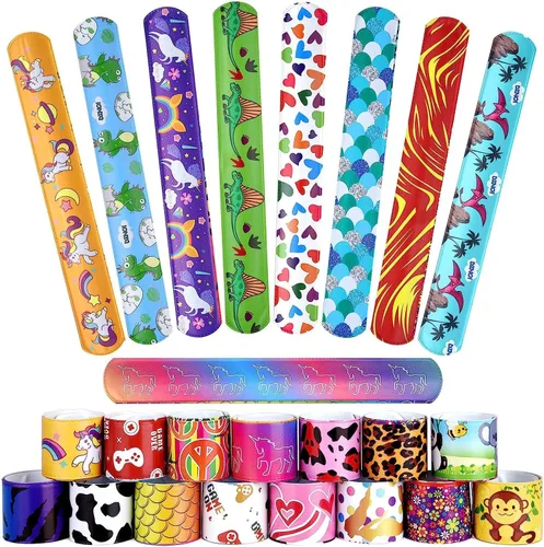 Vista 4 de Mivanlin 124 piezas de artículos de fiesta para niños de 4-8-12, juguetes de caja del tesoro fidget pop, rellenos de bolsas de dulces, rellenos