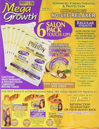 Vista 3 de Profectiv Mega Growth Anti Daño Ningún Relajante de la fuerza regular del pelo de la lejía