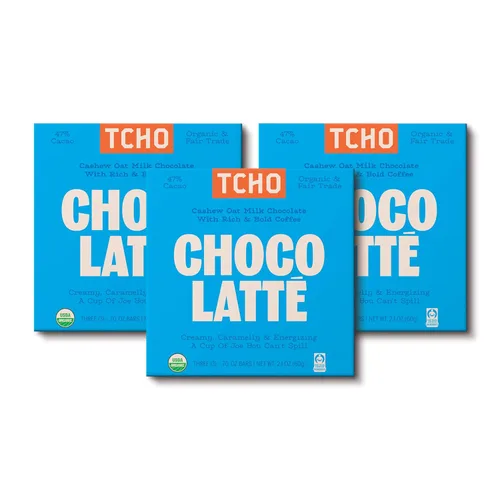 Vista 11 de TCHO Aww Nuts! Barras de chocolate negro 75% (paquete de 3) A base de plantas, orgánicas y de comercio justo, sin OMG, sin lácteos, veganas, sin