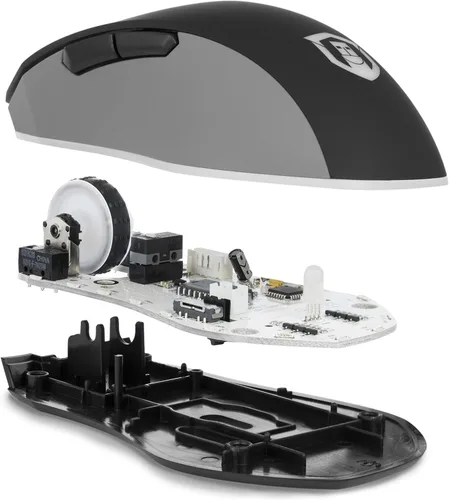 Vista 6 de Ratón para juegos de rendimiento enchufable - Sensor óptico PMW 3360 - Interruptores mecánicos de la serie D2F - Patas de ratón PTFE