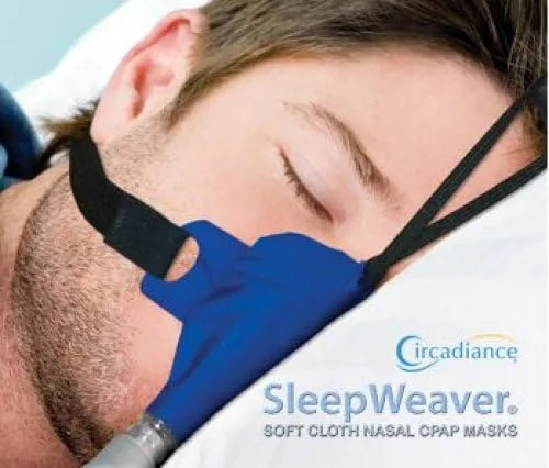 Vista 2 de Sleepweaver - Máscara para dormir - Control positivo de las vías respiratorias (azul)