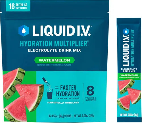Vista 16 de Liquid I.V.® Hydration Multiplier - Pera Mezcla en polvo de electrolitos para bebida 1 paquete (16 porciones)