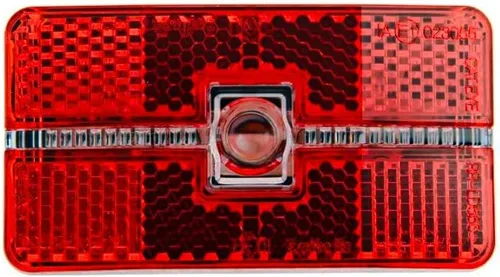 Vista 2 de CATEYE Luz de seguridad automática Reflex Luz trasera de 5 LED activada por movimiento, visibilidad de 180 grados, reflector integrado, IPX4