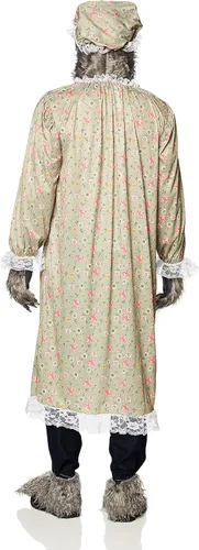 Vista 3 de Disfraz de abuelita del lobo para hombre, California Costumes