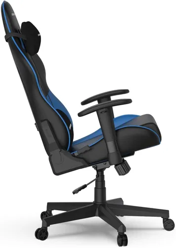 Vista 6 de DXRacer Prince Series L - Silla de computadora reclinable, ergonómica y cómoda con reposabrazos 2D, base de asiento en forma de ala y almohada