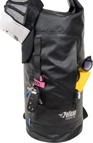 Vista 2 de Pelican ExoDry Drybag 10L/20L/30L - Waterproof - Shoulder Strap - Thick & Lightweight - Roll Top Dry Compression - Keeps Gear Dry for Kayaking