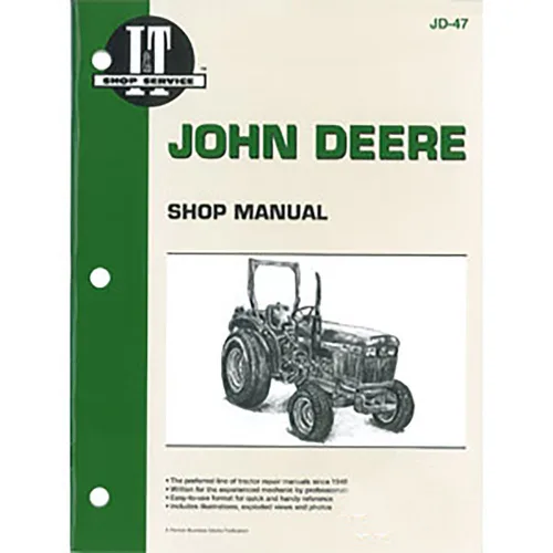 Vista 3 de RAParts (1) Manual de taller para John Deere Compact Tractor 1050 850 950