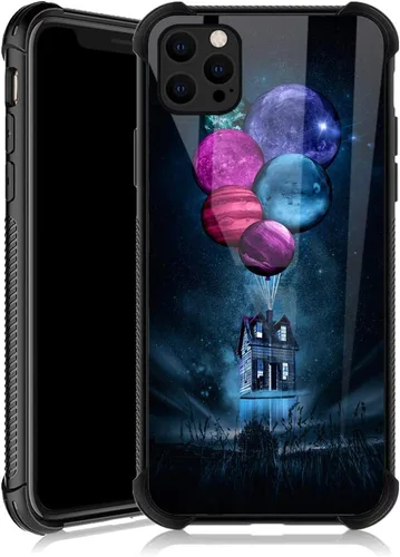 Vista 47 de ZHEGAILIAN Funda compatible con iPhone 13 Pro Max, funda protectora antideslizante de poliuretano termoplástico suave con cuatro esquinas reforzadas