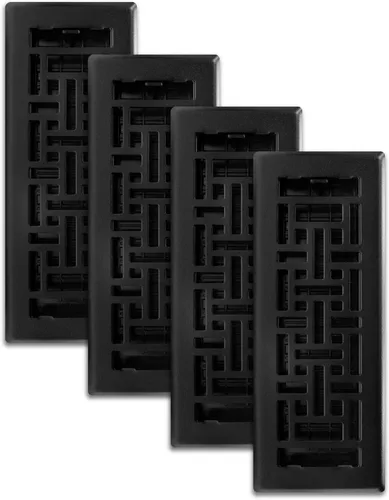 Vista 37 de Decor Grates Registro de suelo oriental AJH212-RB, 2 x 12 pulgadas, acabado de bronce frotado