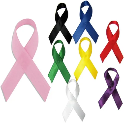 Vista 3 de PinMart Cinta de concientización de tela a granel, paquete de 25 con pasadores de seguridad