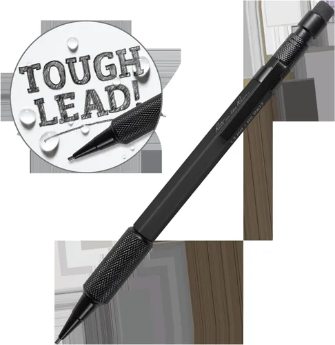 Vista 3 de Rite in the Rain - Lápiz mecánico resistente a la intemperie, barril negro, mina negra de 1.3 mm (N°. BK13)