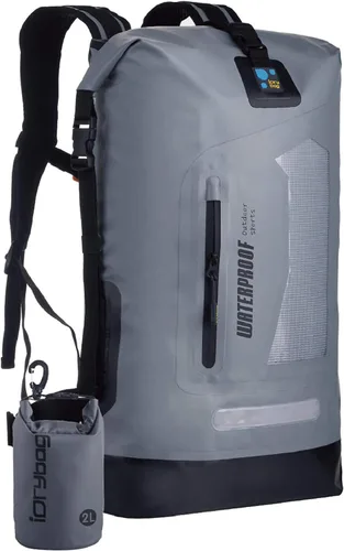 Vista 16 de IDRYBAG Mochila impermeable para hombres 5.28/7.93/10.57 galones, bolsa seca flotante para kayak, mochila seca para senderismo