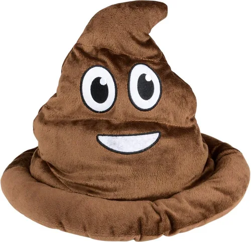 Sombrero de emoticón caca, talla única , Classic