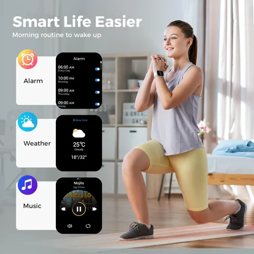 Vista 6 de OTOFIX Relojes de fitness Smartwatch para hombre