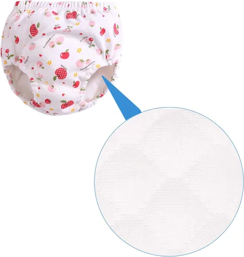 Vista 7 de Ropa interior de entrenamiento para niñas, ropa interior de entrenamiento para ir al baño 4t para niñas, ropa interior de entrenamiento para ir al