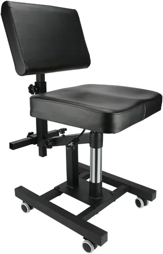Vista 8 de Sillones de tatuaje mejorados de cuarta generación Sillas neumáticas de tatuaje Sillas ergonómicas para clientes Equipo de tatuaje ajustable
