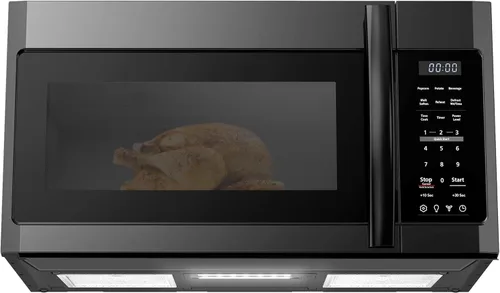 Vista 9 de BLACK+DECKER Microondas digital con puerta giratoria y botón de seguridad para niños