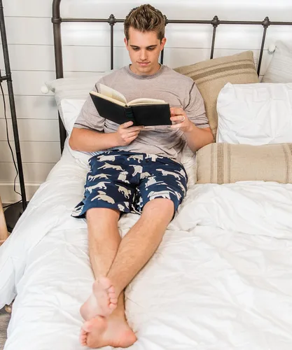 Vista 60 de Lazy One - Pantalones cortos de pijama para hombre, ropa de dormir