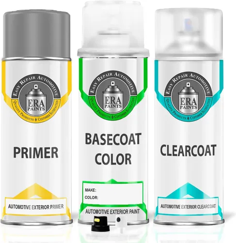 Vista 9 de ERA Paints 45R - Deep Crimson Metallic para MAZDA Exact Match Automotive Spray de pintura en aerosol - Kit esencial 2K
