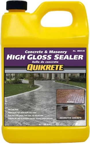 Vista 4 de Quikrete Sellador de alto brillo aspecto húmedo gal pk5