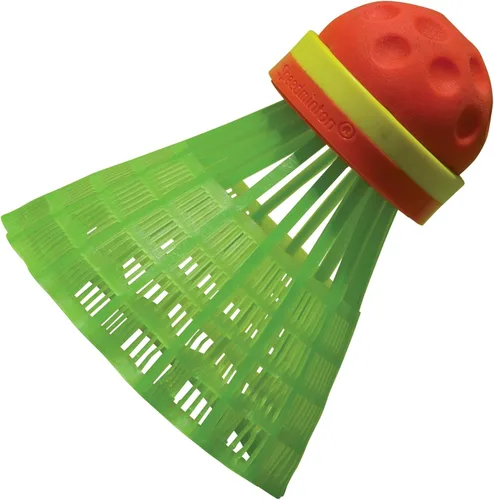 Vista 2 de Speedminton Cross 3Pk Speeder TubeBirdies para juegos al aire libre Speed Bádminton/Crossminton