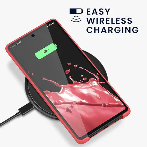 Vista 35 de kwmobile Funda Compatible con Google Pixel 6 Pro - Funda de teléfono de silicona TPU con acabado suave - Azul Arrecife