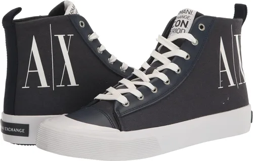 Vista 7 de AX ARMANI EXCHANGE Men's Updated Icon Logo High-top Sneaker