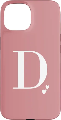 Vista 6 de Pink Personalized Initial Letter D Case for iPhone 16