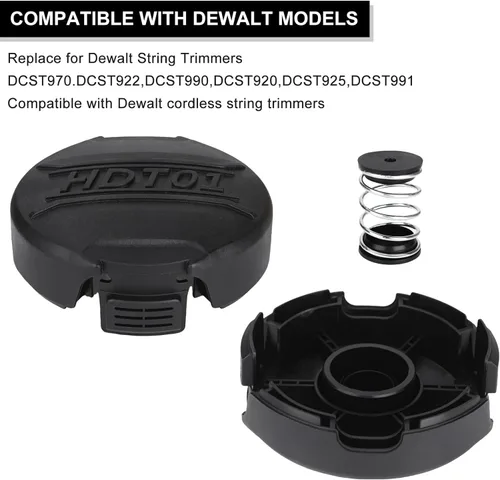 Vista 3 de THTEN DWO1DT995 - Base de resorte de repuesto y tapa de repuesto compatible con Dewalt DCST970, DCST922, DCST990, DCST920, DCST925, DCST991