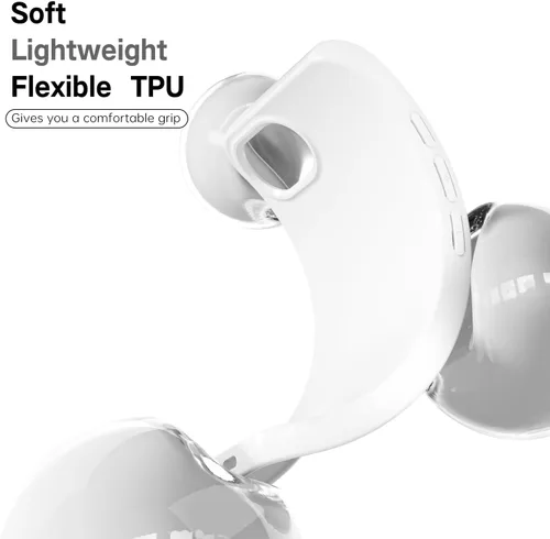 Vista 332 de Svanove para iPhone 7 Plus/ 8 Plus, funda de silicona, de goma suave brillante y gel de jey lindo, funda protectora de plástico simple y lisa