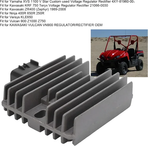Vista 2 de Fydun Regulador de Voltaje Rectificador SH678A?12 SH678?11 SH678KA Rectificador de Voltaje Accesorio para KRF 750 Teryx 4X4