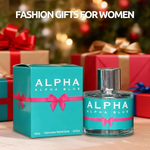 Vista 5 de AFLUXE Perfume Alpha Blue para mujer, aroma cautivador para una elegancia segura, fragancia para mujer, 3.4 onzas líquidas Eau de Parfum de uso