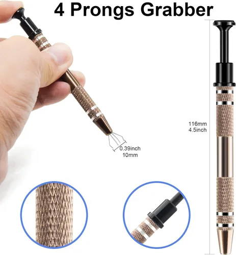 Vista 2 de HONKID Kit de lubricante de teclado 8 unidades, interruptor de teclado GPL 205G0 0.35 oz extractor de teclas, interruptor de estación