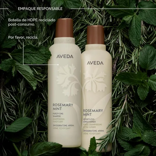 Vista 12 de Aveda Rosemary Mint Purifying Shampoo Clarifying Shampoo Gently Removes Buildup, Adds Shine For Normal to Oily Hair, Fine to Medium Hair