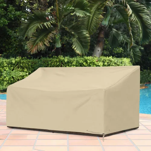 Vista 6 de SunPatio Funda de sofá de patio para exteriores, funda de sofá de asiento profundo, funda de sofá grande, funda seccional de muebles de patio