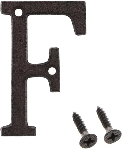 Vista 12 de Número de dirección de 3 pulgadas, números de casa para exterior, decoración de buzón de puerta de jardín de metal de hierro fundido con tornillos, 0