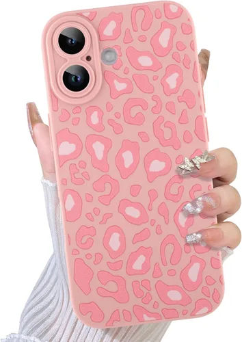 Vista 20 de TEAUGHT Compatible con iPhone 11 Funda con patrón lindo estampado de leopardo negro guepardo + protector de pantalla a prueba de golpes, funda