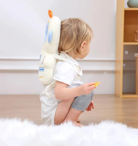 Vista 3 de Feidoog Mochila protectora de cabeza de bebé con 3 rodilleras para caminar y gatear