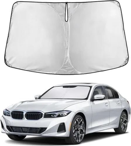 Vista 192 de EcoNour - Parasol plegable para parabrisas de Toyota Tacoma 2016-2025 2026, accesorios para camioneta de 2 puertas y 4 puertas, protector de visera