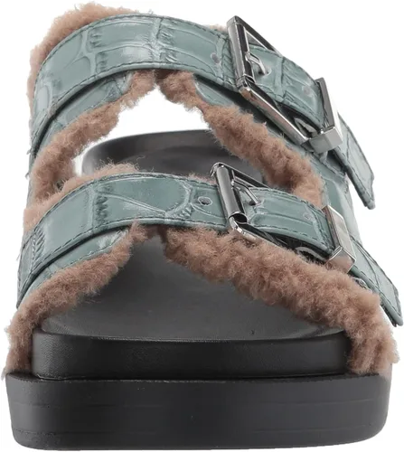 Vista 2 de Aerosoles Olivia Slide Sandalia para mujer, azul, 7