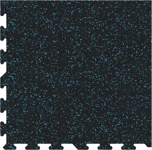 Vista 17 de Baldosa de goma IncStores robusta de 8mm, (baldosas de 58x58cm/kit de piezas para el suelo) tatami de gimnasio de goma entrelazado, para suelos