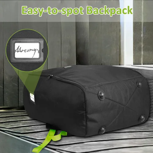 Vista 8 de YOREPEK Bolsa acolchada para cochecito de viaje en avión se adapta a UPPAbaby MINU, MINU V2, MINU V3, bolsa de cochecito con bolsillo