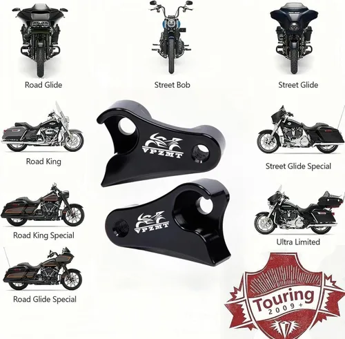 Vista 5 de Kit de bajada de 1 pulgada para Harley Touring 2009-2025, Street Glide, Electra Glide, Road Glide, Road King, Ultra Limited, Special CVO