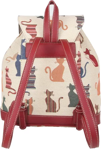 Vista 2 de William Morris - Mochila de cordón con hebilla y hebilla para colgar