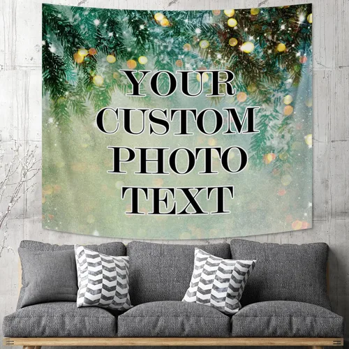 Vista 19 de Yananka Tapiz de tulipán floral rojo personalizado, arte de pared rectangular, unisex, decoración de dormitorio y sala de estar 1 Foto-Vertical